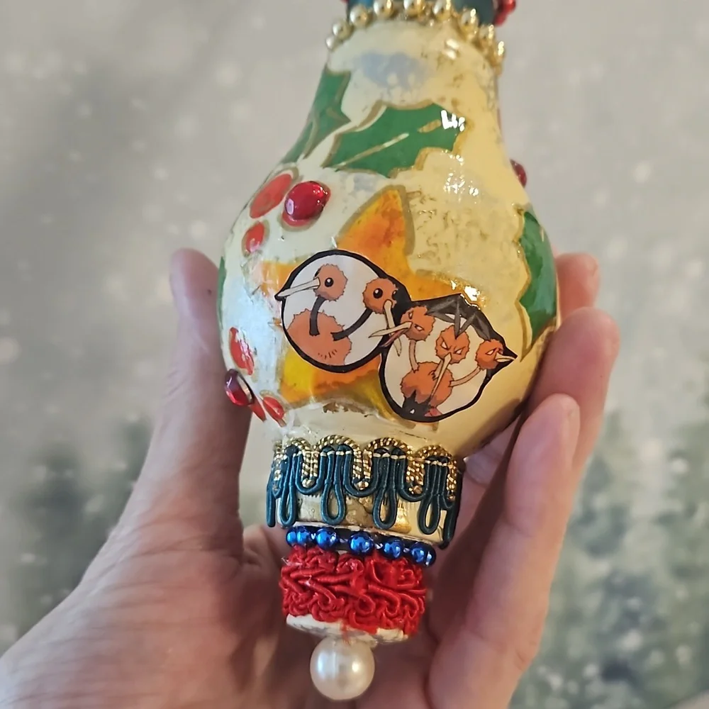 Original 151 Pokémon SET #1 handcrafted decoupaged Christmas Holiday  ornament